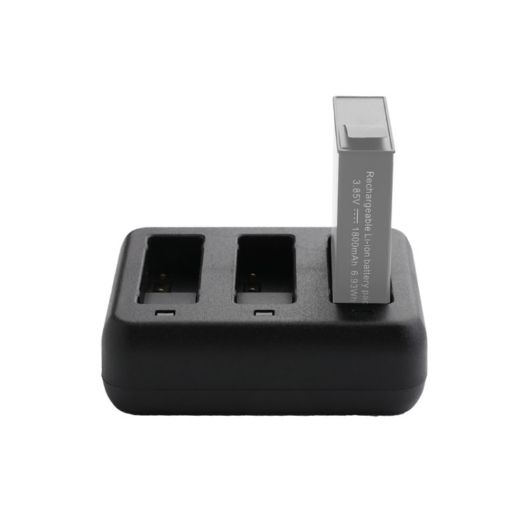 DJI Osmo Action 4/3 Tri-Slot Battery Charger (Black) - 1