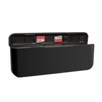 DJI Osmo Action 5 Pro Tri-Slot Battery Charger Storage Box Black - 1