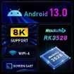 H96 Max 8K Smart TV Box Android 13, RK3528, 4GB+32GB, UK Plug - 3