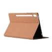 Gold Flip Leather Case for Galaxy Tab S6 T860 with Holder - 6
