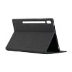 Black Leather Case with Holder for Galaxy Tab S6 T860 - Texture Finish - 6
