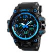 SKMEI 1155B Men's Blue Outdoor Sports Waterproof Wrist Watch - 1