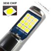 H3 2 PCS DC12-24V Car Fog Lights, White & Lime, 24LEDs SMD-3030 - 5