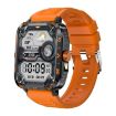 ZW59 1.95" Orange Sports Smart Watch, BT Call, Blood Oxygen/HR Monitor - 1