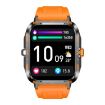ZW59 1.95" Orange Sports Smart Watch, BT Call, Blood Oxygen/HR Monitor - 3