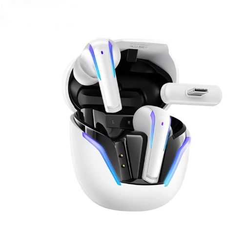 REMAX Gamebuds G7 TWS Wireless Earphones with Breathing Light (White) - 1