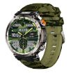 HT30 Camouflage IP68 Waterproof Smart Watch, 1.7" Army Green Band - 1
