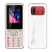 D63 Elder Keypad Phone, 1.77", 3600mAh, SOS, UK Plug (Red) - 1