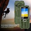 Q6000 Elder Phone, 2.4", 6800mAh, SOS, Dual SIM, EU Plug (Green) - 3