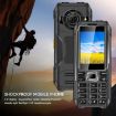 Q6000 Elder Phone, 2.4", 6800mAh, SOS, Dual SIM, UK Plug, Black - 3