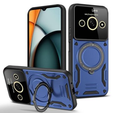 Redmi A3 4G Phone Case with Large Window and MagSafe Holder - 1