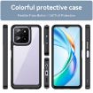 For Honor X5b Acrylic TPU Phone Case - Colorful Series (Black) - 2
