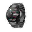 MT200 1.43" AMOLED Smart Watch, IP67 Steel Band, ECG, Black - 1