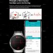MT200 1.43" AMOLED Smart Watch, IP67 Steel Band, ECG, Black - 3