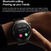 MT200 1.43" AMOLED Smart Watch, IP67 Steel Band, ECG, Black - 4