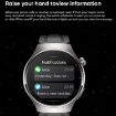 MT200 1.43" AMOLED Smart Watch, IP67 Steel Band, ECG, Black - 5