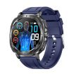 ET492 Smart Watch with 1.43" AMOLED, ECG & Blood Sugar, Blue Strap - 1