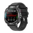 ET492 1.43" AMOLED Smart Watch with ECG/Blood Sugar, Leather Strap - 1