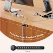 JOYROOM JR-ZS422 Black Magnetic Silicone Cable Tie Organizer - 6