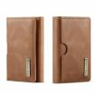 DG.MING M6 Series Brown 3-Fold Multi Card Wallet - 1
