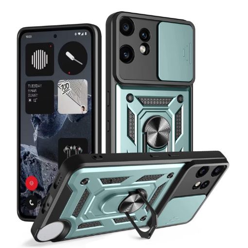 Nothing CMF Phone 2 Pro Case with Sliding Camera Cover (Green) - 1