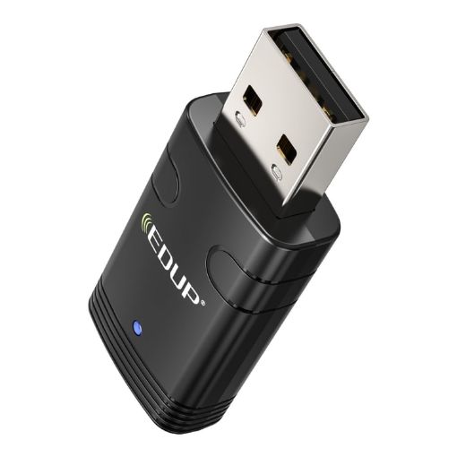 EDUP EP-AX910 900Mbps WiFi 6 Bluetooth 5.3 USB Adapter (Black) - 1