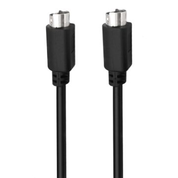 Male to Male Mini DIN 6 Pin Core Extension Cable, 0.5m Length - 1