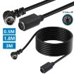 3m Mini DIN 6 Pin Extension Cable (Male-Female Elbow) - 4