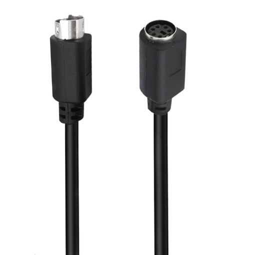 3m Mini DIN 6 Pin Extension Cable (Male to Female Straight) - 1
