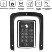 Rainproof FS-2309 Video Doorbell Cover - Metal Wind & Sun Protection - 4