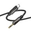 Borofone BL22 1m Zinc Alloy 3.5mm to USB-C Audio Cable (White) - 3