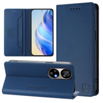 Ulefone Note 17 Pro RFID Leather Magnetic Phone Case - Dark Blue - 1