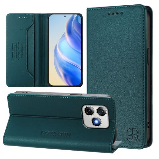 Ulefone Note 18 Ultra 5G Dark Green RFID Leather Phone Case - 1