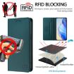 Ulefone Note 18 Ultra 5G Dark Green RFID Leather Phone Case - 5