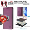 Ulefone Note 20 Pro Dual-Fold Magnetic RFID Leather Case (Violet) - 5