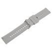 20mm Grey Silicone Watch Band with Steel Buckle - 3