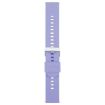 Lavender Purple 20mm Silicone Watch Band with Steel Buckle - 2