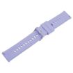 Lavender Purple 20mm Silicone Watch Band with Steel Buckle - 3