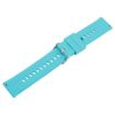 Lake Blue 20mm Silicone Watch Band with Steel Buckle - 3