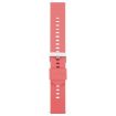 22mm Coral Silicone Watch Band with Steel Buckle - 2