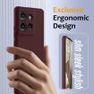 Motorola Edge 50 5G Silicone Magsafe Case, Shockproof, Plum Color - 4