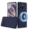 Moto Edge 50 Neo/S50 Shockproof Silicone Magsafe Case (Navy Blue) - 1