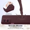 Moto G55 5G Shockproof Silicone Magsafe Case - Plum Color - 5