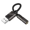 Borofone BV23 15cm USB to 3.5mm Sound Card (White) - 6