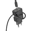 hoco N62 PD30W Charger Set with 1m Type-C to 8 Pin Cable, EU Plug - 2