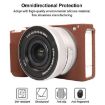 Sony ZV-E10 II/ZV-E10M2 Litchi Texture Silicone Case (Coffee) - 3