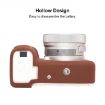 Sony ZV-E10 II/ZV-E10M2 Litchi Texture Silicone Case (Coffee) - 6
