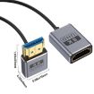 Coiled 0.7m 8K HDMI 2.1 Cable, Male to Female Down Elbow - 2