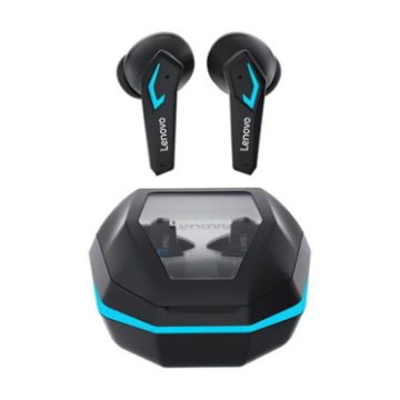 Lenovo TG102 AI Noise Reduction BT 5.4 Wireless Earphones - Black - 1