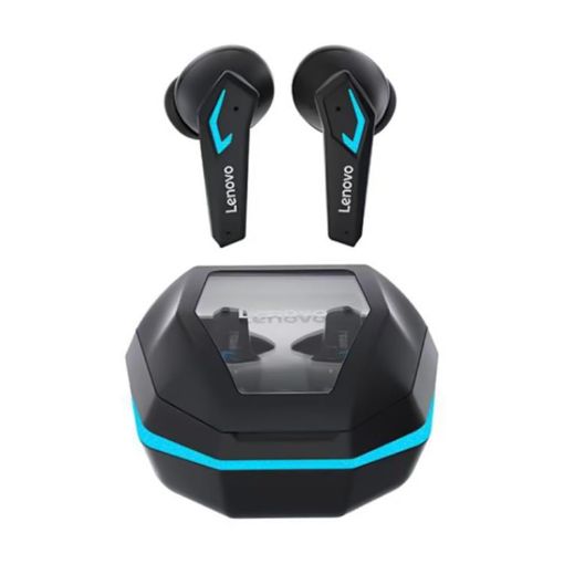 Lenovo TG102 AI Noise Reduction BT 5.4 Wireless Earphones - Black - 1